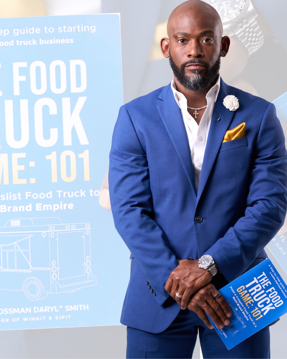 Daryl 'Bossman' Smith holding The Food Truck Game: 101