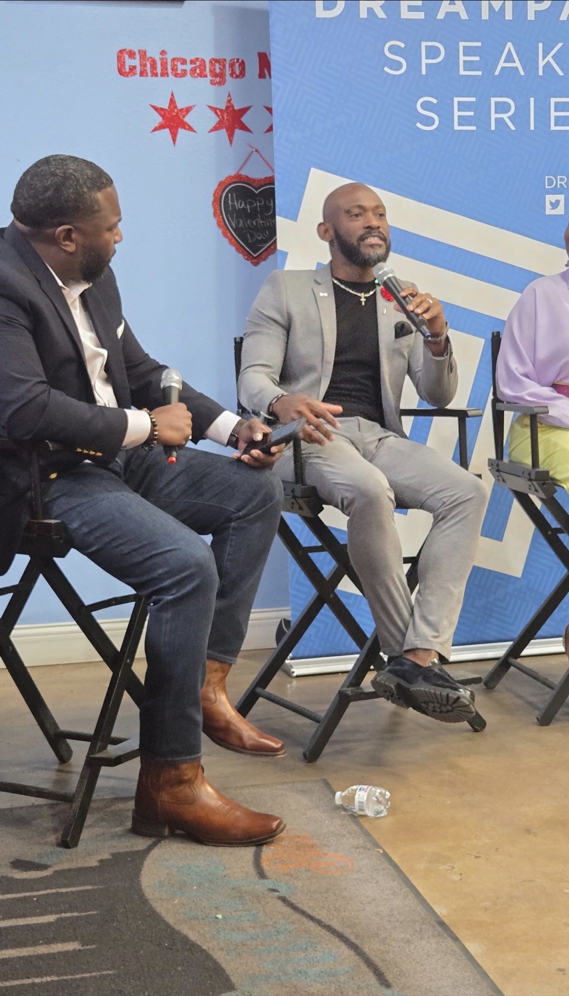 Bossman Daryl speaking on a panel